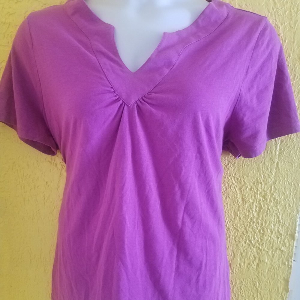 Lane Bryant Relaxed Fit V Neck SHIRT 2X 22 24